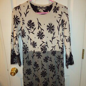 Gudrun Sjoden- Floral Pattern Dress. 100% Cotton. Excellent Shape. Size Small